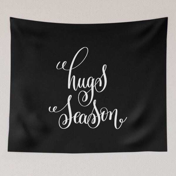 Aperçu de l'œuvre Hugs Season Inspirational and Motivational Quotes créée et vendue par ProjectX23.