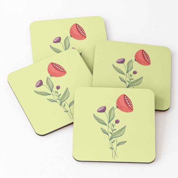 Item preview, Spring Flowers Abstract Botanical Line Art designed and sold by Boriana Giormova.