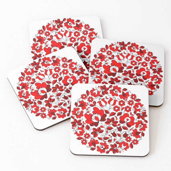 Item preview, Hungarian red flower-circle designed and sold by Chino20.