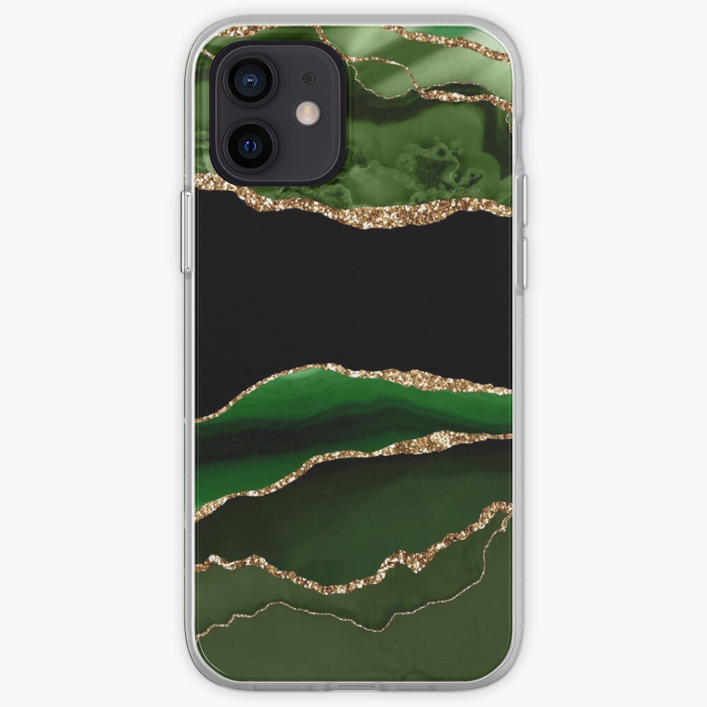 Emerald Green Malachite Marble iPhone Case & Cover