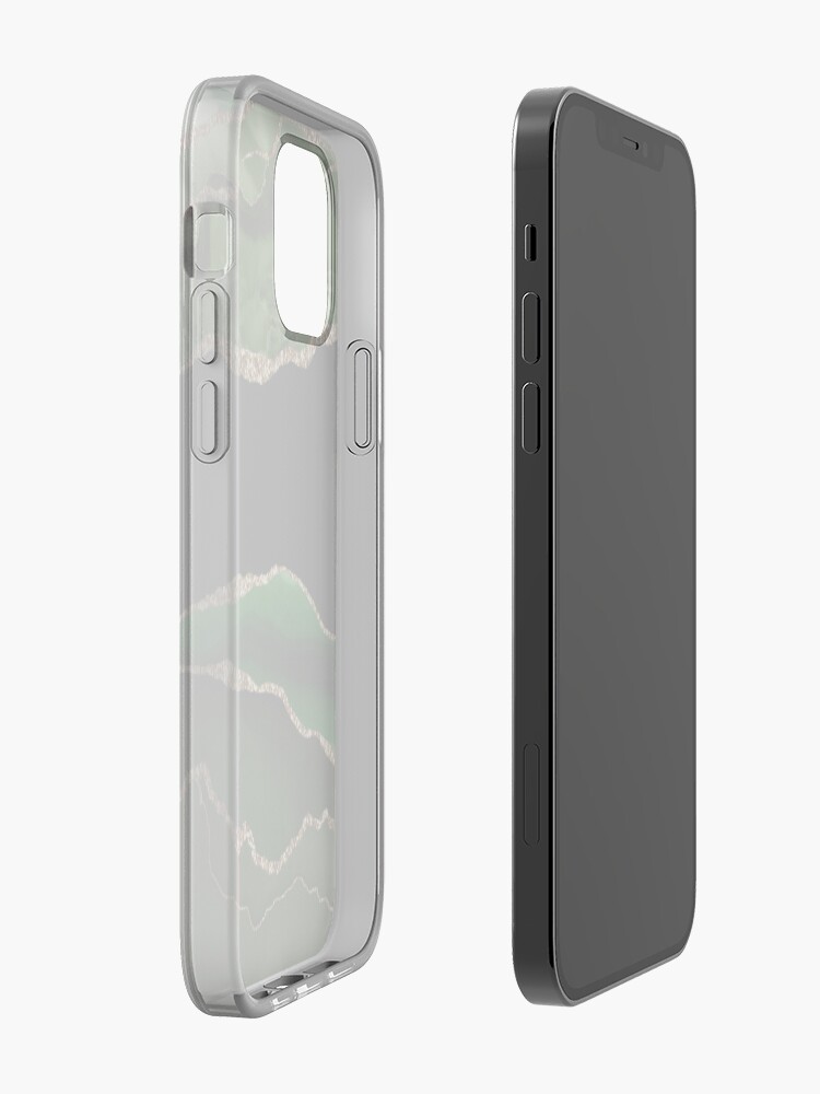Alternate view of Emerald Green Malachite Marble iPhone Case & Cover