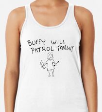 Buffy Will Patrol Tonight Women's Tank Top