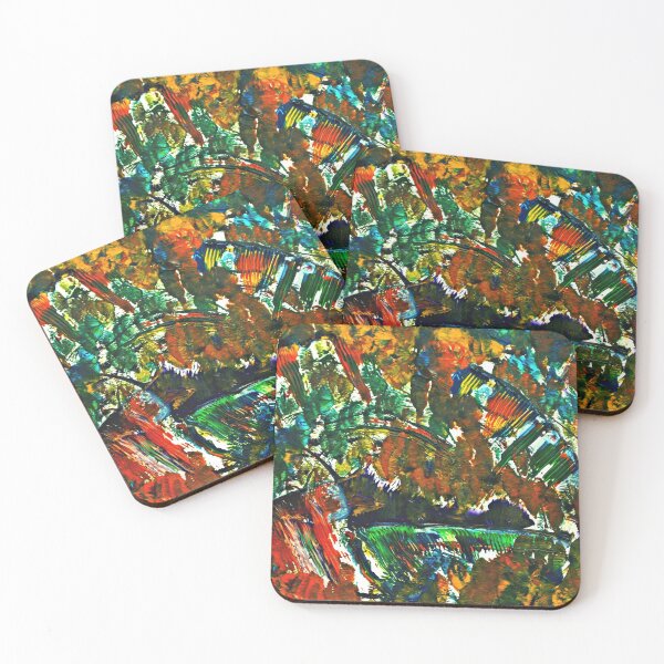 Item preview, Looking up through jungle leaves designed and sold by George Hutton Hunter.