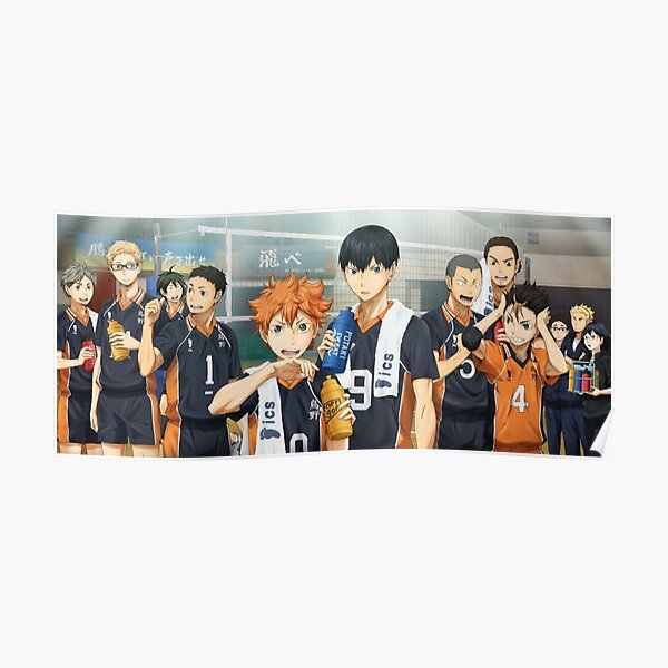 Haikyuu - Hinata / Tsukishima / Nishinoya Poster