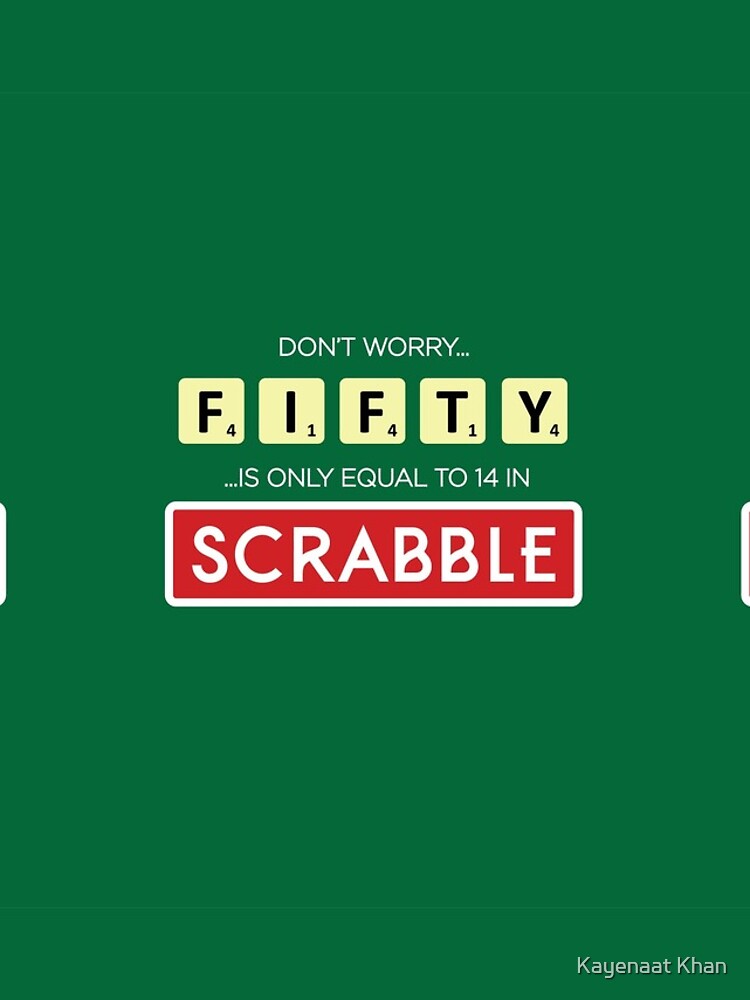 fifty-is-only-14-in-scrabble-iphone-case-cover-by-kayenaat-khan