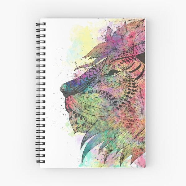 Item preview, Awesome tribal watercolor lion design designed and sold by InovArtS.