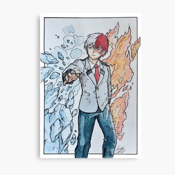 Todoroki Kun! Metal Print
