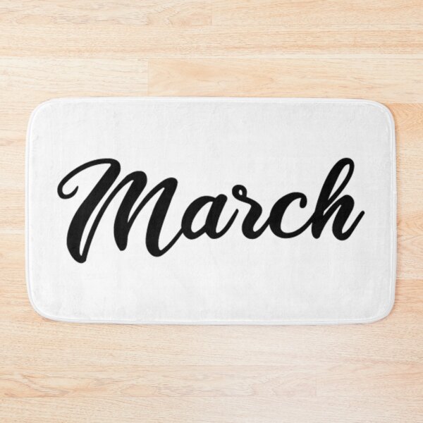Item preview, March Month Sticker - Planner Stickers - Text Words designed and sold by MysticMagpie.