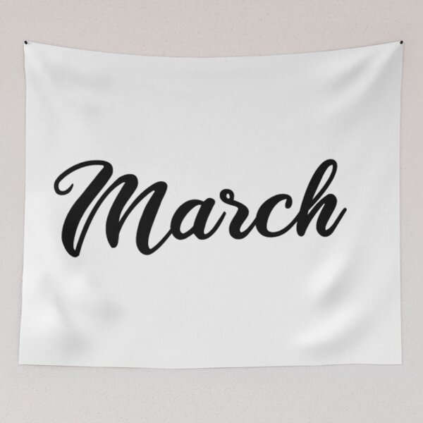 Item preview, March Month Sticker - Planner Stickers - Text Words designed and sold by MysticMagpie.