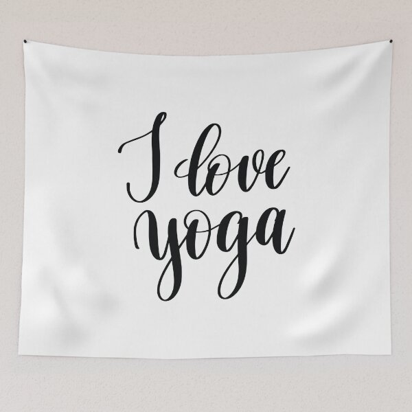 Artikelvorschau, Ich liebe Yoga inspirierende und motivierende Zitate entworfen und verkauft von ProjectX23.