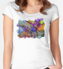 Midnight Garden cycle1 2 Women's Fitted Scoop T-Shirt