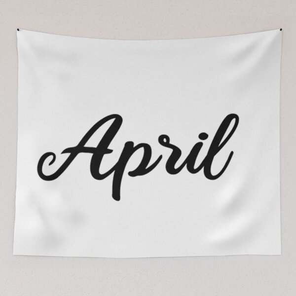 Item preview, April Month Sticker - Planner Stickers - Text Words designed and sold by MysticMagpie.