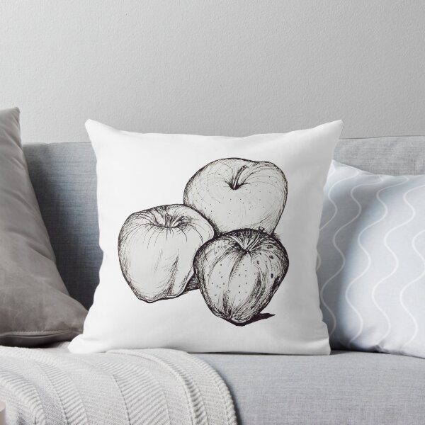 Item preview, Black and White Apples designed and sold by Michell Rosenthal.