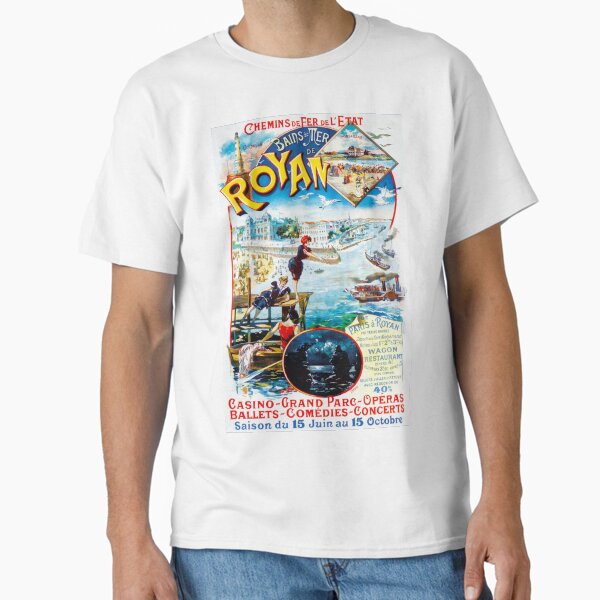 Affiche de Royan 1900 T-shirt classique