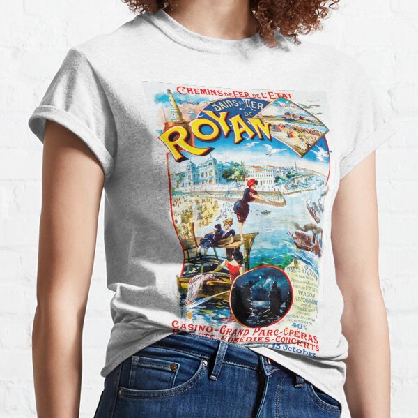 Affiche de Royan 1900 T-shirt classique