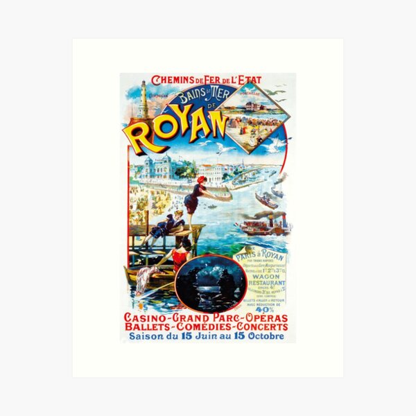 Item preview, Royan 1900 poster designed and sold by Francois Richet.