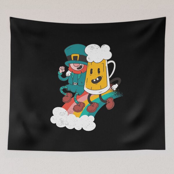 Item preview, Leprechaun with beer designed and sold by Frergo.