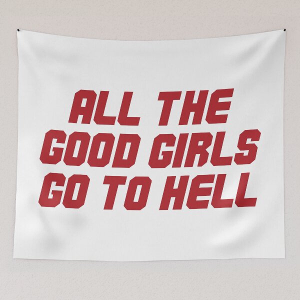 Item preview,  billie eilish all the good girls go to hell designed and sold by silviasxan.