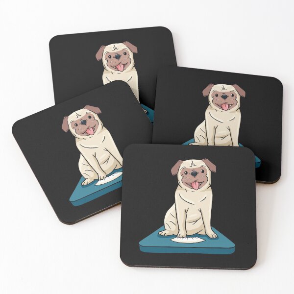 Item preview, Pug on a scales designed and sold by Frergo.