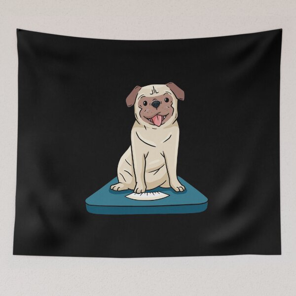 Item preview, Pug on a scales designed and sold by Frergo.