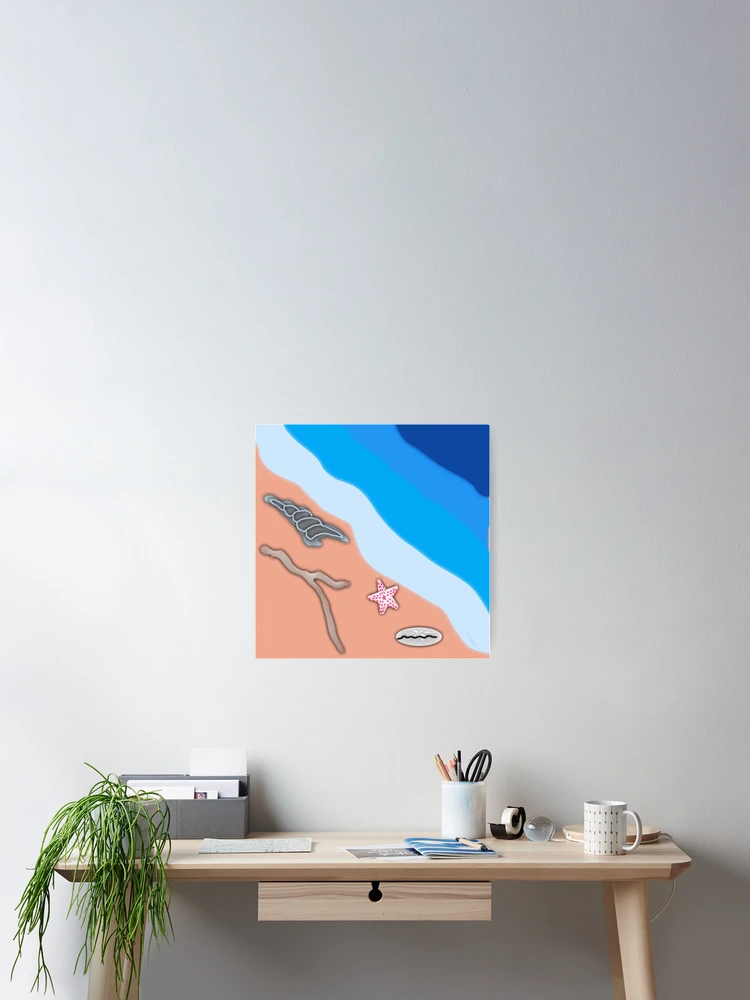 Thumbnail 2 of 3, Poster, Beautiful Beach designed and sold by Rain Shop.