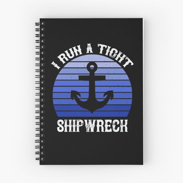 Item preview, I RUN A TIGHT SHIPWRECK Funny Gift For Men Women designed and sold by MagicBoutique.