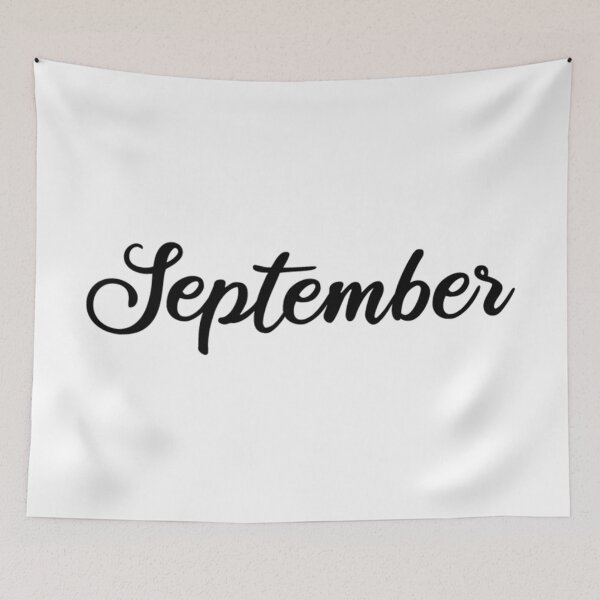 Item preview, September Month Sticker - Planner Stickers - Text Words designed and sold by MysticMagpie.
