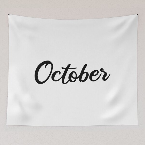 Item preview, October Month Sticker - Planner Stickers - Text Words designed and sold by MysticMagpie.