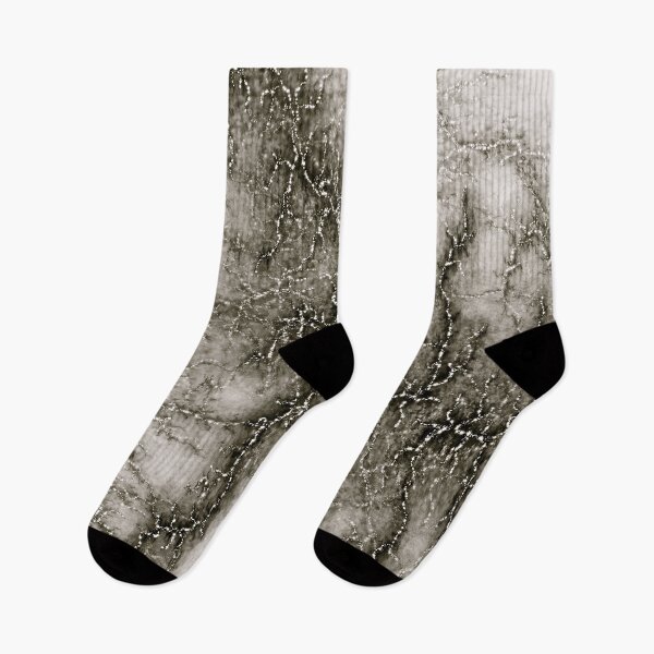 Item preview, Gray Abstract Marble Pattern Black And Silver Veined designed and sold by GittaG74.