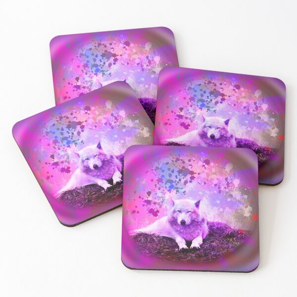 Item preview, RAINBOW WOLF  designed and sold by johnnyssandart.