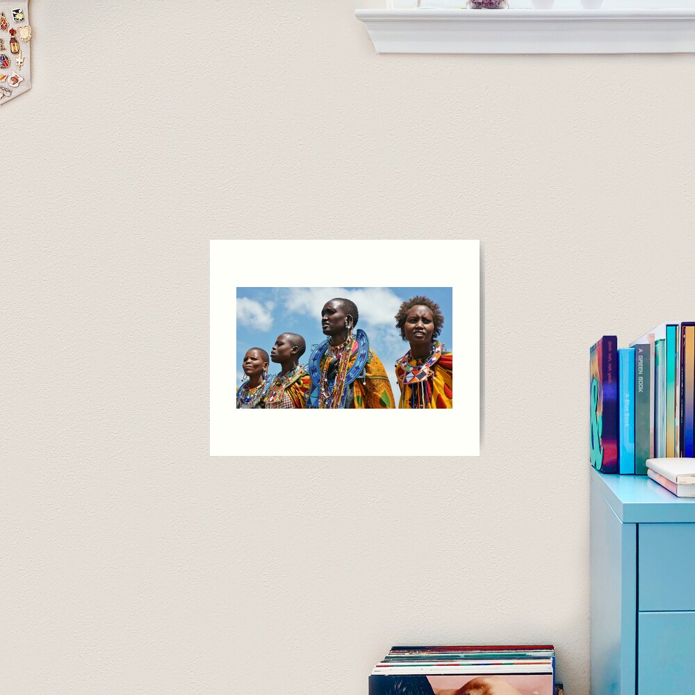 "maasai welcome" Art Print