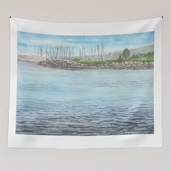 Item preview, Beautiful Day At Meaford Harbour designed and sold by BeyondThePOST.