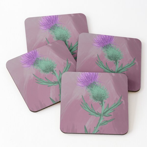 Thistle Coasters (Set of 4)