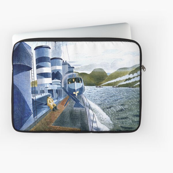 Ravilious - Leaving Scapa Flow Laptop Sleeve