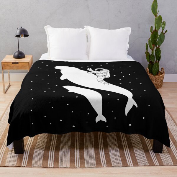 Vista previa del artículo con la obra «Beluga astronauta», diseñado y vendido por albertocubatas.