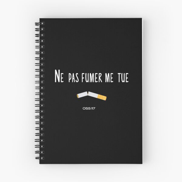Item preview, Ne pas fumer me tue oss 117 tshirt citation film  designed and sold by Catcrea.