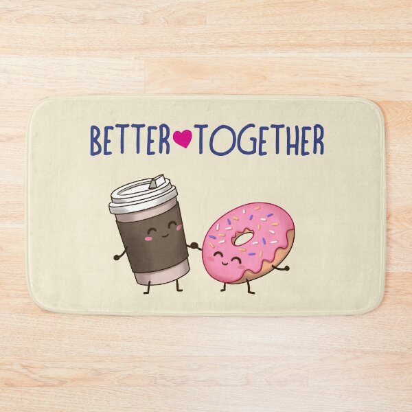 Item preview, Better Together Cafe & Donuts designed and sold by Retro-Freak.