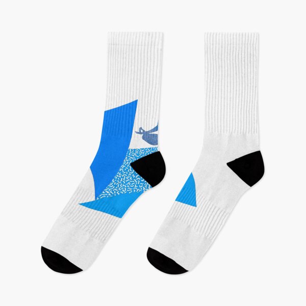 Item preview, Wellness meditation triangles graphic design blue designed and sold by BrunoWeicker.
