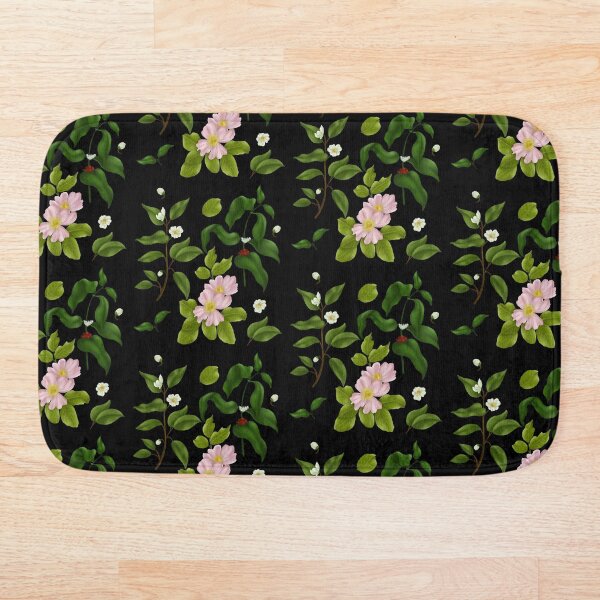 Item preview, Gouache botanical flower pattern designed and sold by heydaydesign.