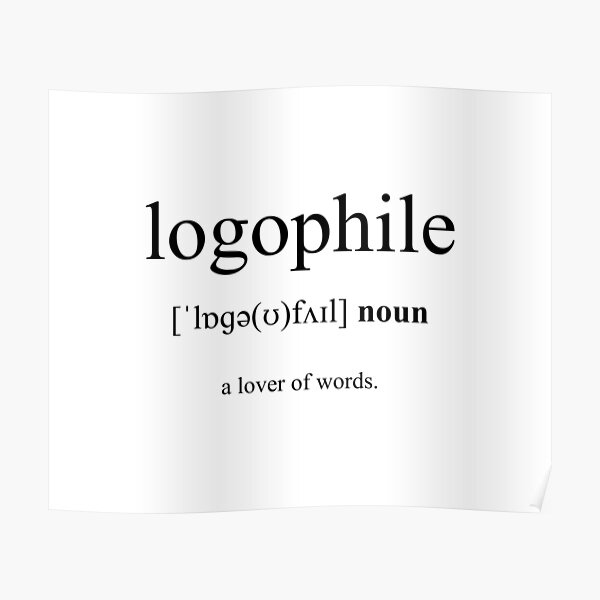 logophile-definition-dictionary-collection-poster-for-sale-by