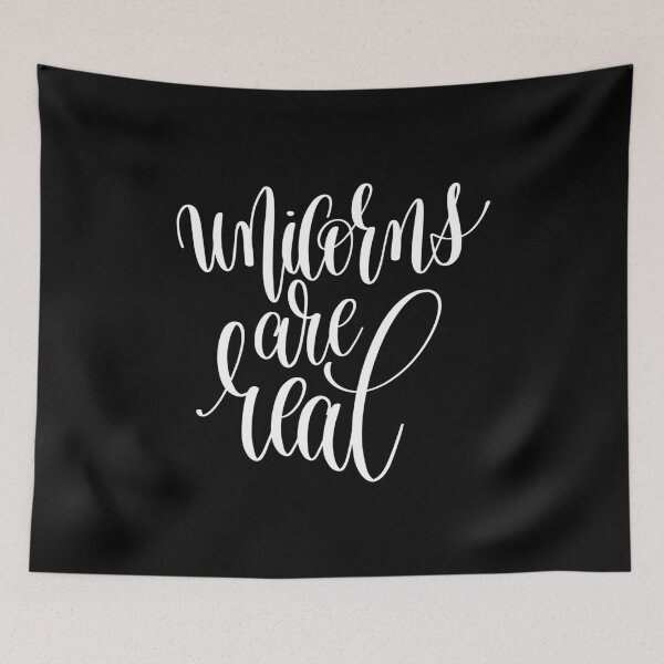Item preview, Unicorns Are Real Inspirational and Motivational Quotes designed and sold by ProjectX23.