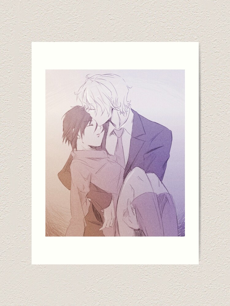 アクリル絵画　☆ＢＬＯＯＤ　～　和名(恋人の血)☆　　【額装】 Blood+ - Saya x Solomon