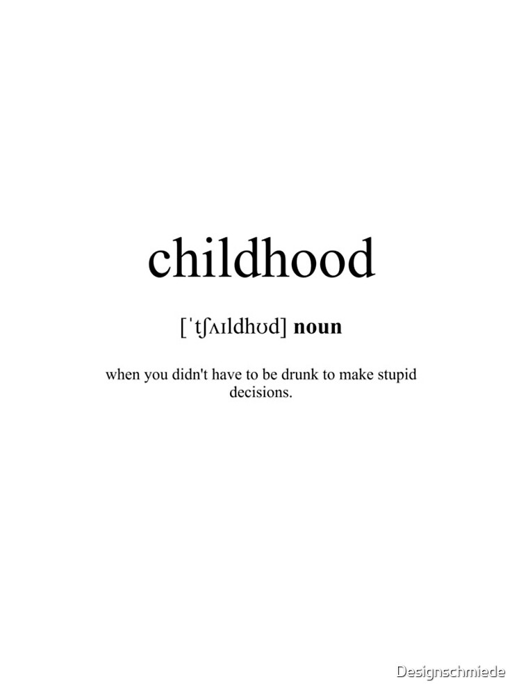 Thumbnail 4 von 4, iPhone-Hülle, Childhood (Kindheit) Definition | Dictionary Collection designt und verkauft von Designschmiede.