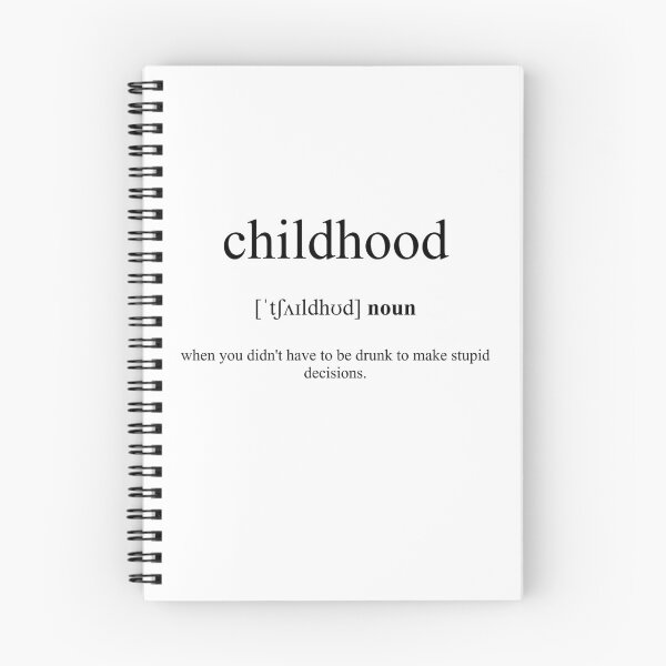 Item preview, Childhood Definition | Dictionary Collection designed and sold by Designschmiede.