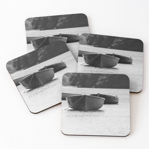 Item preview, Three little boats on their moorings at Deveron Cornwall designed and sold by  Roscorla Photography.