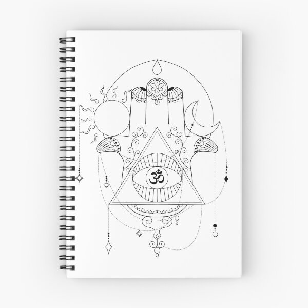 Item preview, The Hamsa Hand Yoga Meditation Om designed and sold by LuminOrb.