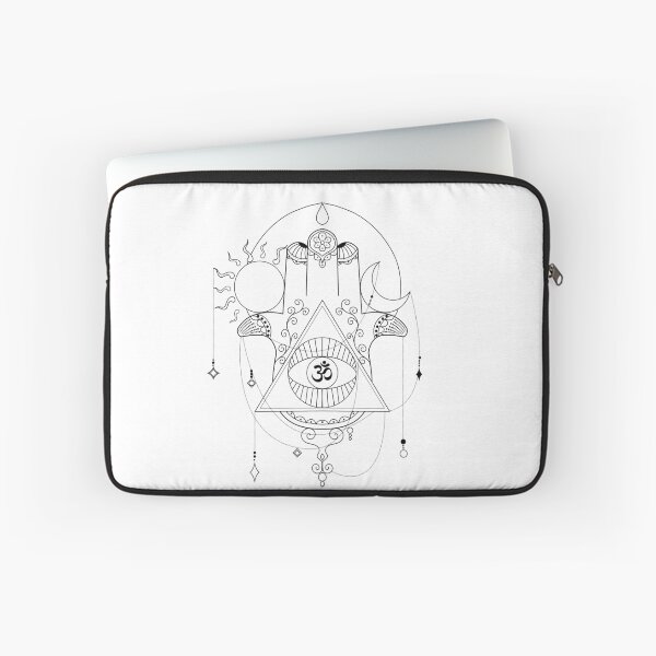Item preview, The Hamsa Hand Yoga Meditation Om designed and sold by LuminOrb.