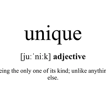 Artwork thumbnail, Unique Definition | Dictionary Collection by Designschmiede