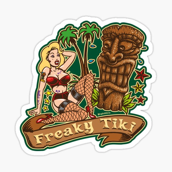 Freaky Tiki Sticker