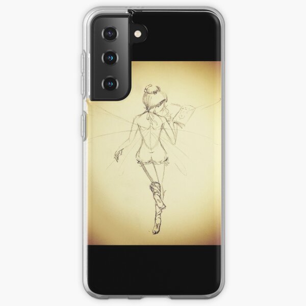 Flying Book Fairy Sketch Samsung Galaxy Soft Case